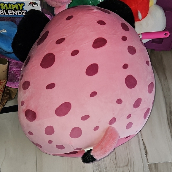 Squishmallows Pink Leopard Plush Toy - Picture 2 of 3